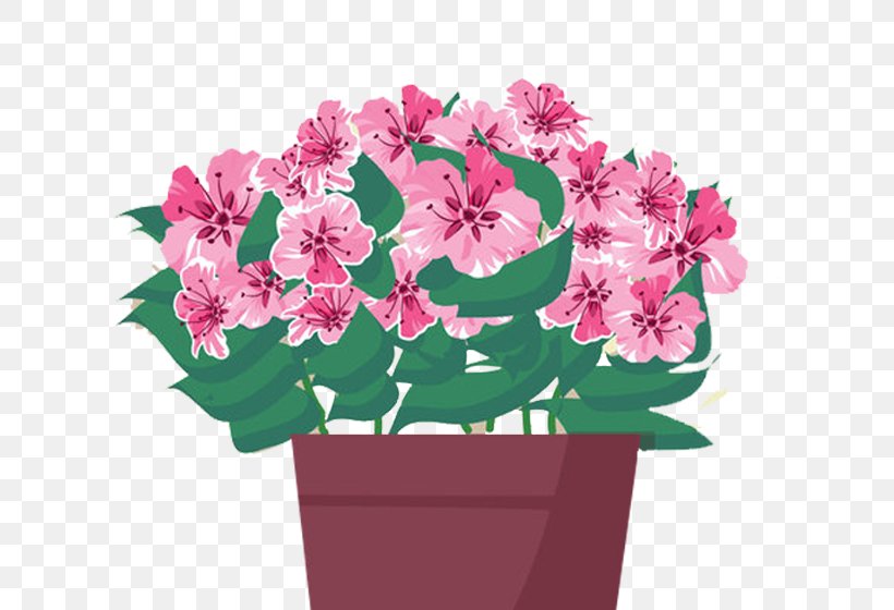 Flowerpot Euclidean Vector Illustration, PNG, 800x560px, Flowerpot, Annual Plant, Azalea, Color, Cut Flowers Download Free