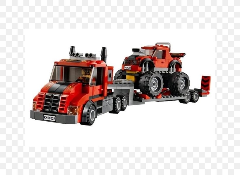 Model Car Motor Vehicle LEGO 60027 Monster Truck Transporter, PNG, 800x600px, Car, Lego, Lego City, Lego Minifigure, Machine Download Free