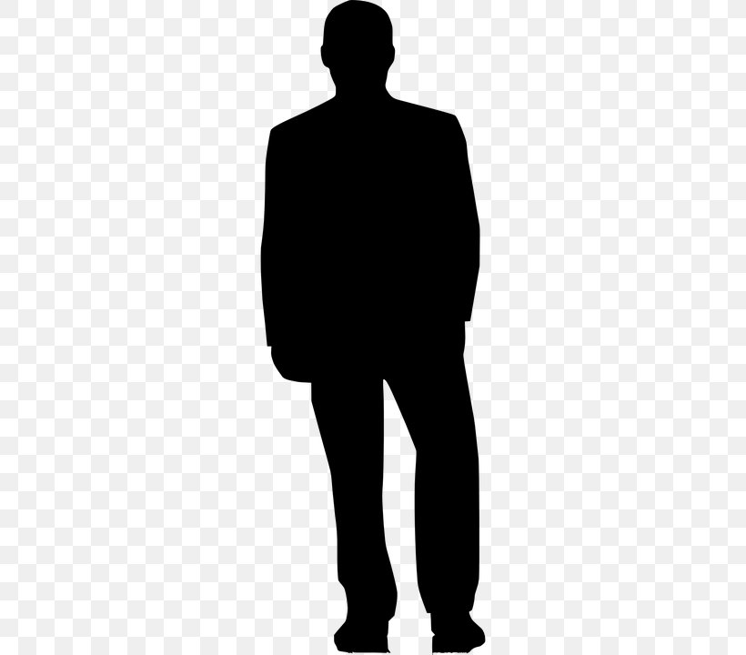 Silhouette Man Homo Sapiens, PNG, 360x720px, Silhouette, Black, Black And White, Digital Image, Homo Sapiens Download Free