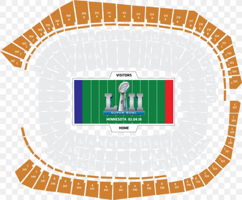 U.S. Bank Stadium Super Bowl LII Seating Assignment Arena, PNG, 947x784px, Us Bank Stadium, Afcnfc Pro Bowl, Area, Arena, Bowling Download Free