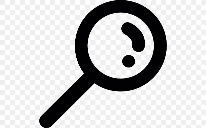 Magnifying Glass Download, PNG, 512x512px, Magnifying Glass, Black And White, Button, Glass, Sticker Download Free
