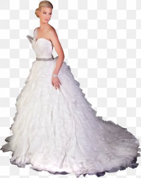 Bridal Dress - Wedding Dress Shoulder Cocktail Dress Party Dress PNG