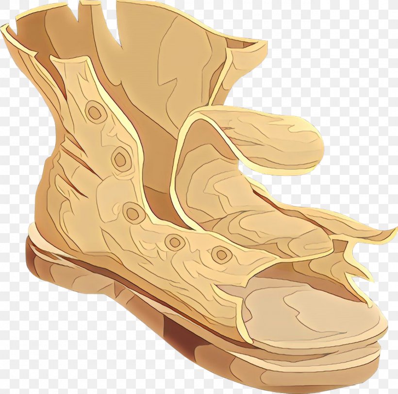 Footwear Shoe Beige Tan Boot, PNG, 1280x1266px, Cartoon, Beige, Boot, Footwear, Shoe Download Free