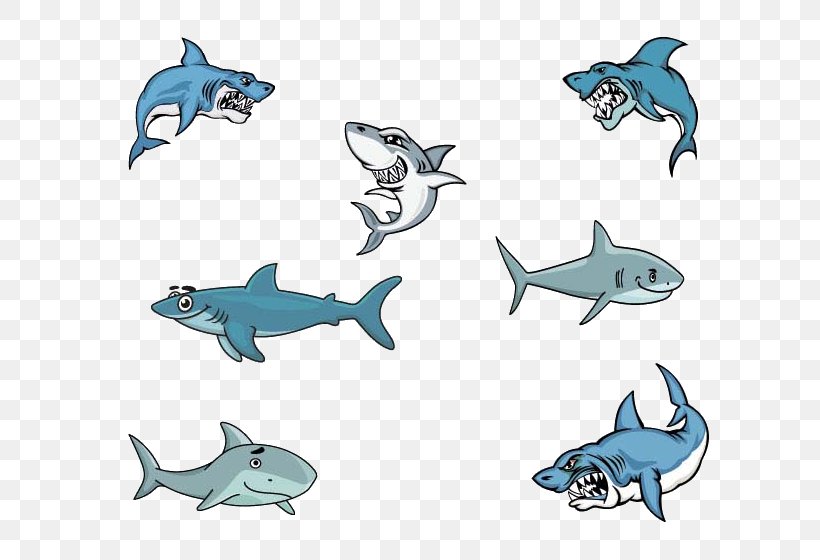 Great White Shark Cartoon Clip Art, PNG, 706x560px, Shark, Animal Figure, Aqua, Bull Shark, Cartilaginous Fish Download Free