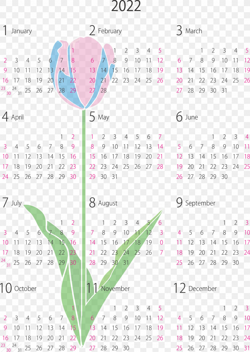 2022 Yearly Calendar Printable 2022 Yearly Calendar, PNG, 2133x3000px, Calendar System, August, German Language, Paper, Persian Language Download Free