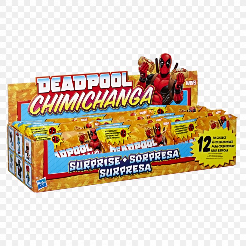 Deadpool Chimichanga San Diego Comic-Con Hasbro Marvel Comics, PNG, 900x900px, Deadpool, Action Toy Figures, Chimichanga, Comics, Confectionery Download Free