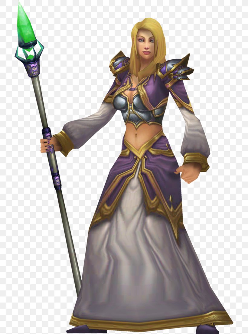 World Of Warcraft Warcraft III: Reign Of Chaos Jaina Proudmoore WoWWiki Video Game, PNG, 724x1104px, World Of Warcraft, Arthas Menethil, Blizzard Entertainment, Cold Weapon, Costume Download Free