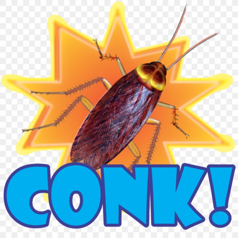Conk The Roach! Free Cockroach WTFLOLOMGBBQ Clip Art, PNG, 1024x1024px, Conk The Roach, Android, Animation, Artwork, Cockroach Download Free