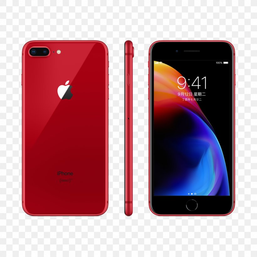 IPhone 7 Product Red Apple Smartphone, PNG, 1024x1024px, Iphone 7, Apple, Apple Iphone 8 Plus, Communication Device, Electronic Device Download Free