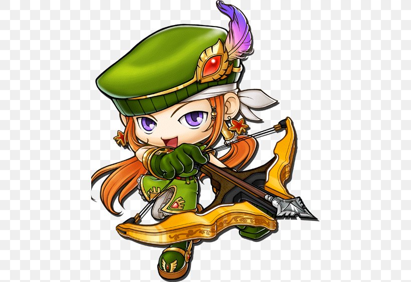 MapleStory Online Game Nexon Video Game Wizet, PNG, 456x564px, 2d Computer Graphics, Maplestory, Art, Cartoon, Crossbow Download Free