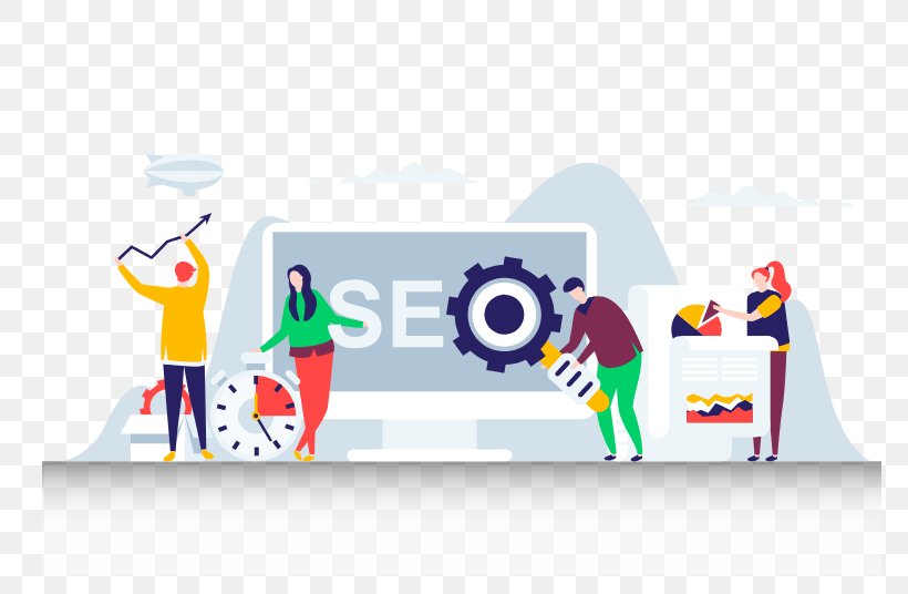 Search Engine Optimization Web Search Engine Landing Page Flat Design Website, PNG, 806x536px, Search Engine Optimization, Animation, Art, Brand, Diagram Download Free