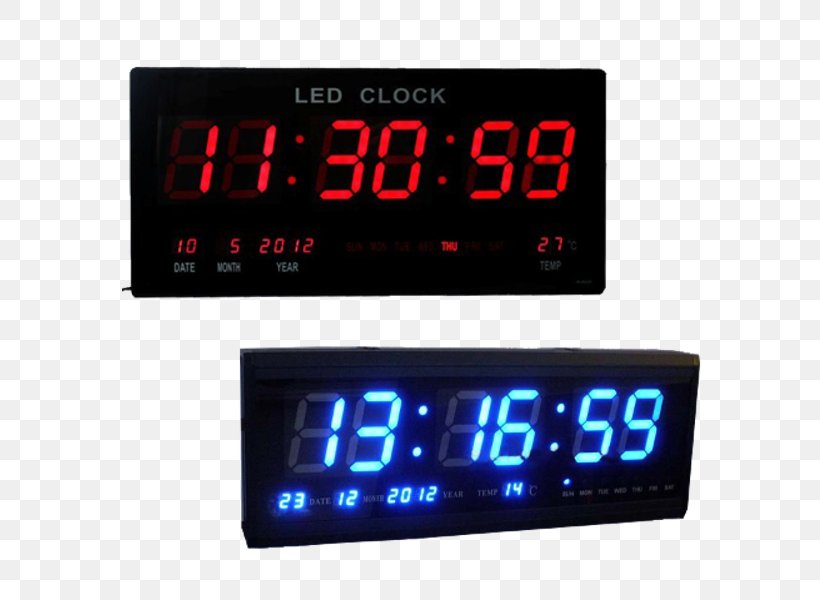 Digital Clock Alarm Clocks Table Wall, PNG, 600x600px, Digital Clock, Alarm Clocks, Clock, Countdown, Digital Data Download Free