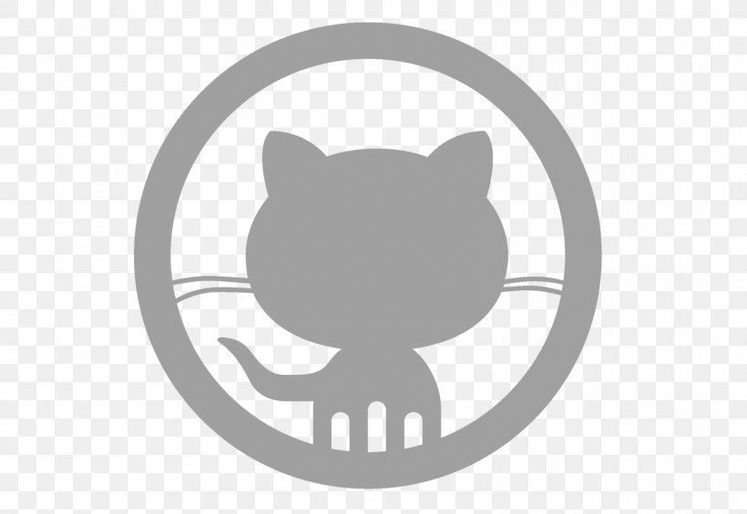 GitHub Clip Art Logo, PNG, 1600x1104px, Github, Black, Black And White, Carnivoran, Cat Download Free