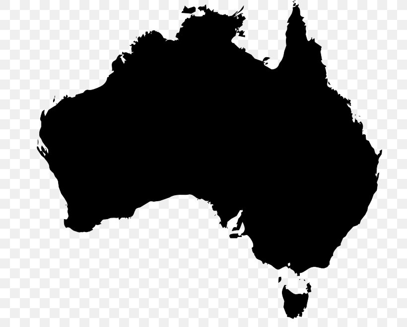 Australia World Map Clip Art, PNG, 800x658px, Australia, Black, Black And White, Blank Map, Flag Of Australia Download Free