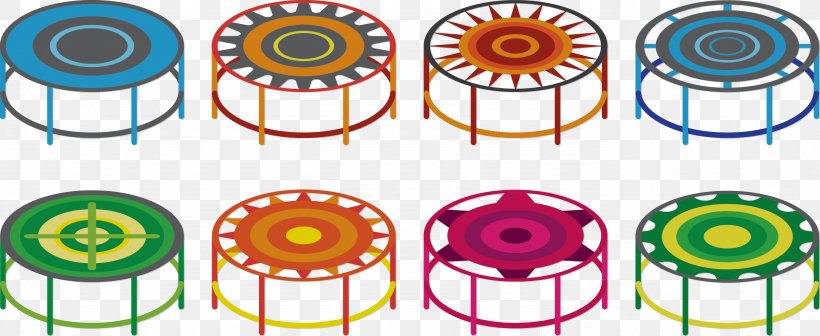 Trampoline Icon, PNG, 2764x1133px, Drawing, Designer, Pattern, Product Design, Trampoline Download Free