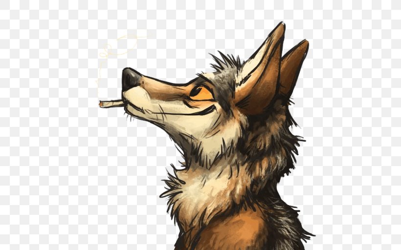 Coyote Sticker Telegram Canidae Dog, PNG, 512x512px, Coyote, Animal, Animation, Art, Canidae Download Free