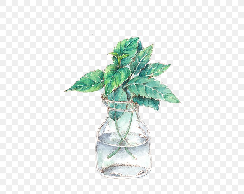 Oil Painting Watercolor Painting, PNG, 500x650px, Oil Painting, Easel, Flowerpot, Houseplant, Illustrator Download Free
