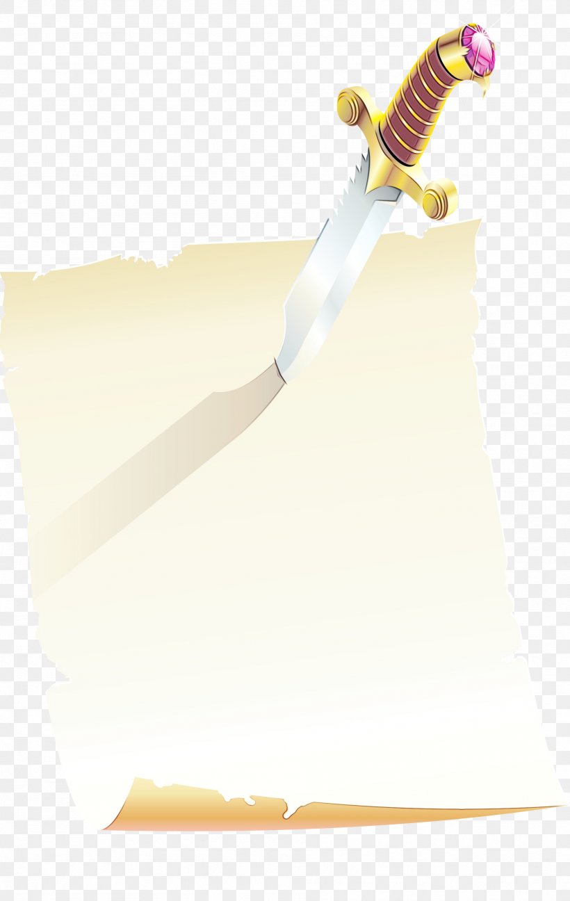 Sword Cold Weapon Dagger, PNG, 1897x2999px, Watercolor, Cold Weapon, Dagger, Paint, Sword Download Free