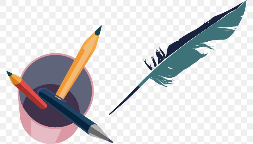 Pencil Euclidean Vector, PNG, 780x467px, Pen, Element, Feather, Paintbrush, Pencil Download Free