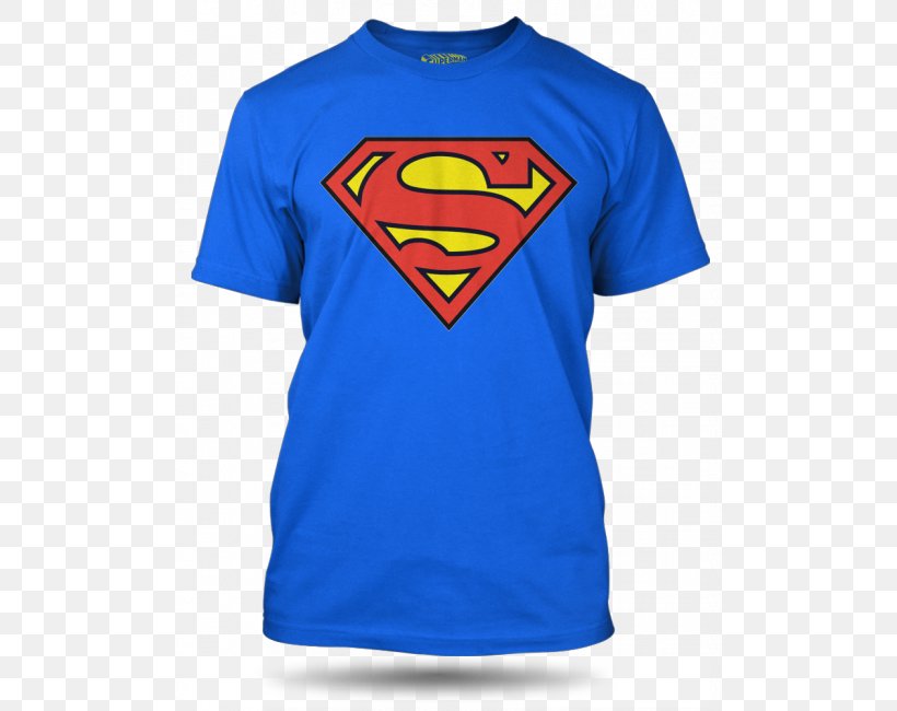 Superman Logo T-shirt Batman Comics, PNG, 650x650px, Superman, Active Shirt, Batman, Blue, Brand Download Free