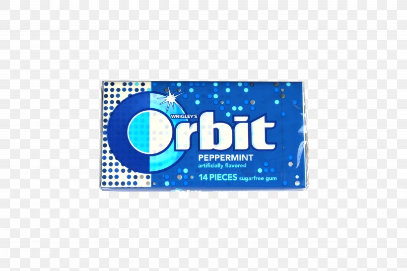 Chewing Gum Peppermint Mentha Spicata Orbit Wrigley Company, PNG, 5184x3456px, Chewing Gum, Aqua, Brand, Bubble Gum, Candy Download Free