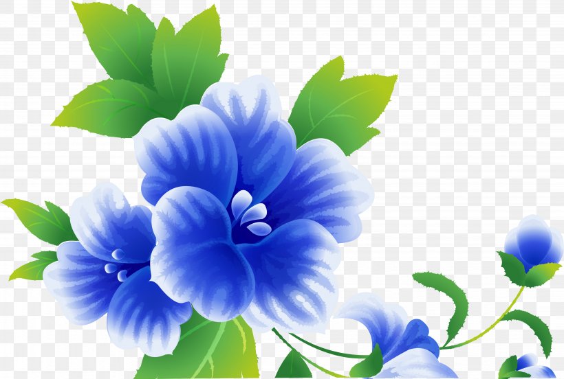 Flower Web Banner, PNG, 4494x3026px, Flower, Annual Plant, Art, Blue, Flora Download Free