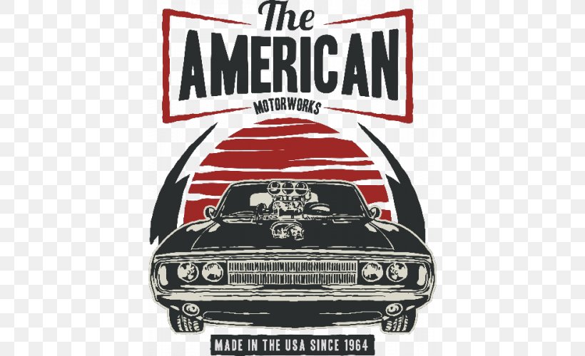 Printed T-shirt Spreadshirt Car, PNG, 500x500px, Tshirt, Advertising, American Muscle Car, Auto Racing, Automotive Design Download Free