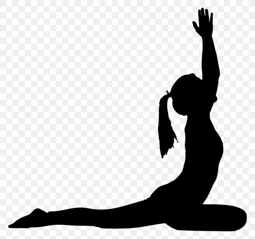 Yoga Silhouette Physical Fitness Exercise, PNG, 1000x938px, Yoga, Arm, Black And White, Drawing, Exercise Download Free