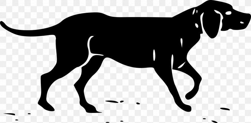 Basset Hound Southern Hound Hunting Dog Clip Art, PNG, 2400x1182px, Basset Hound, Black, Black And White, Carnivoran, Cattle Like Mammal Download Free