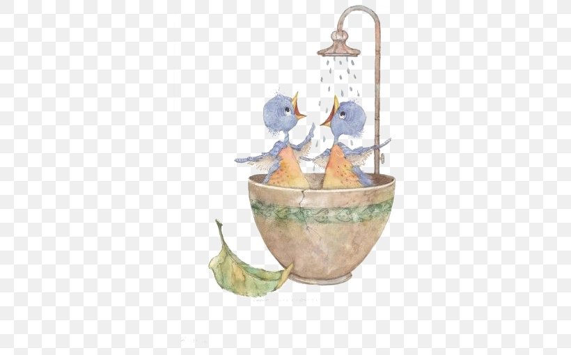 Bathing, PNG, 510x510px, Bathing, Art, Bathtub, Food, Watercolor Painting Download Free