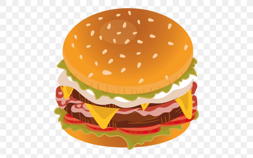 Cheeseburger Hamburger Whopper Pizza McDonald's Big Mac, PNG, 512x512px, Cheeseburger, Bacon, Big Mac, Breakfast Sandwich, Cheese Download Free