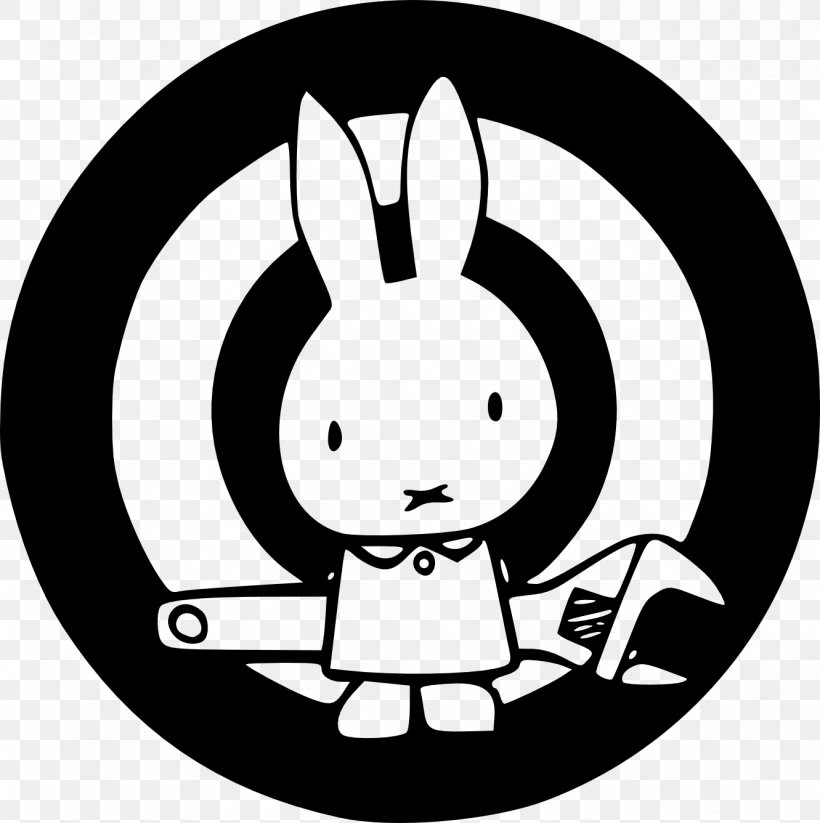 Direct Action Rabbit Clip Art, PNG, 1331x1336px, Direct Action, Art, Artwork, Black, Black And White Download Free