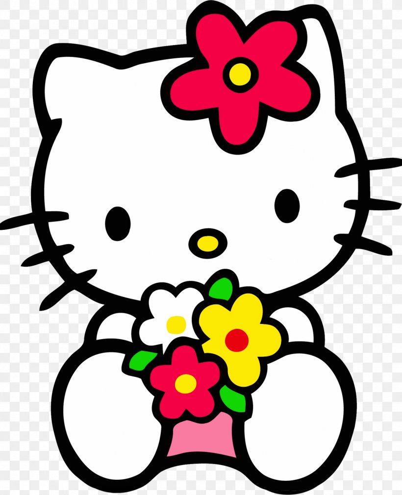 Hello Kitty Online Sanrio Clip Art, PNG, 1298x1600px, Hello Kitty, Art, Artwork, Cuteness, Flower Download Free