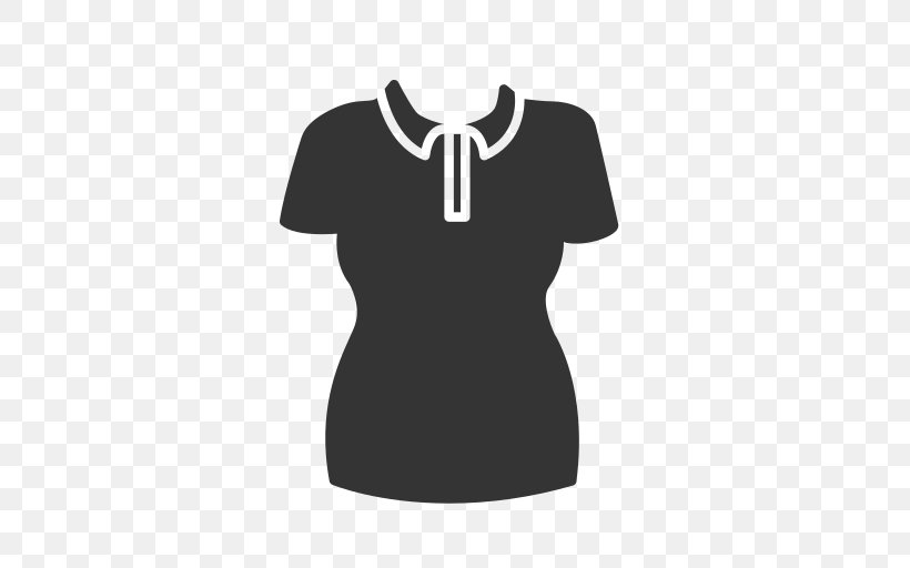 T-shirt Woman, PNG, 512x512px, Tshirt, Black, Brand, Clothing, Collar Download Free