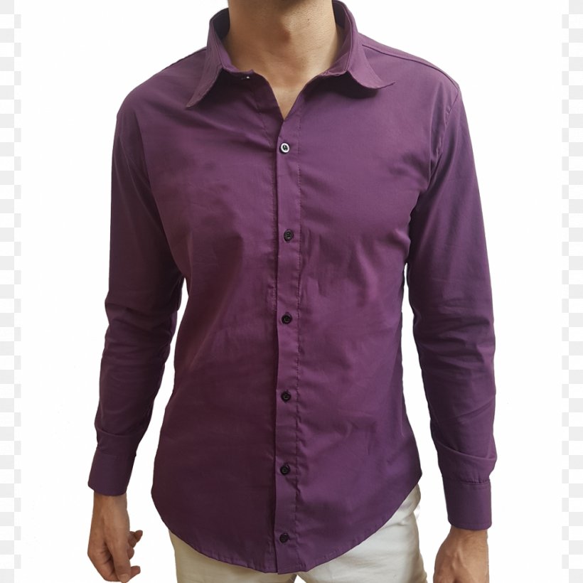 T-shirt Fashion Blouse Purple, PNG, 1000x1000px, Tshirt, Black, Blouse, Button, Fashion Download Free