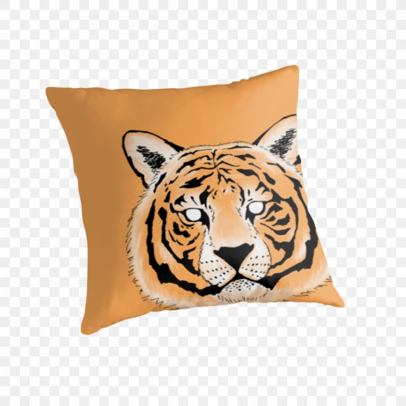 Tiger Cushion Throw Pillows Cat, PNG, 875x875px, Tiger, Big Cat, Big Cats, Carnivoran, Cat Download Free