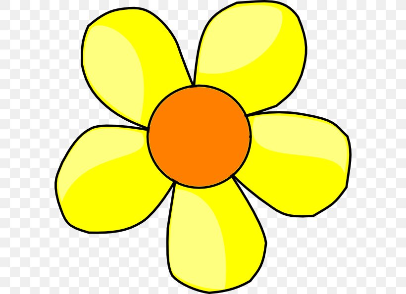 Yellow Flower Clip Art, PNG, 600x594px, Yellow, Area, Artwork, Blog, Blue Download Free