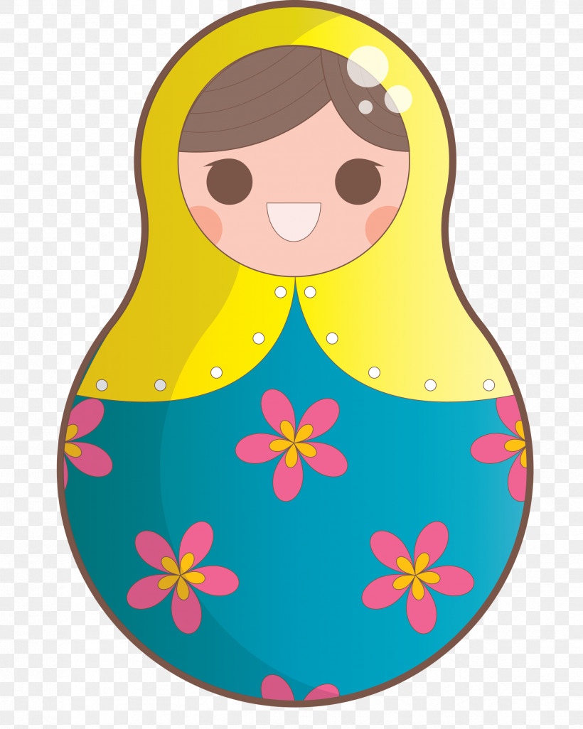 Colorful Russian Doll, PNG, 2396x3000px, Colorful Russian Doll, Infant, Yellow Download Free