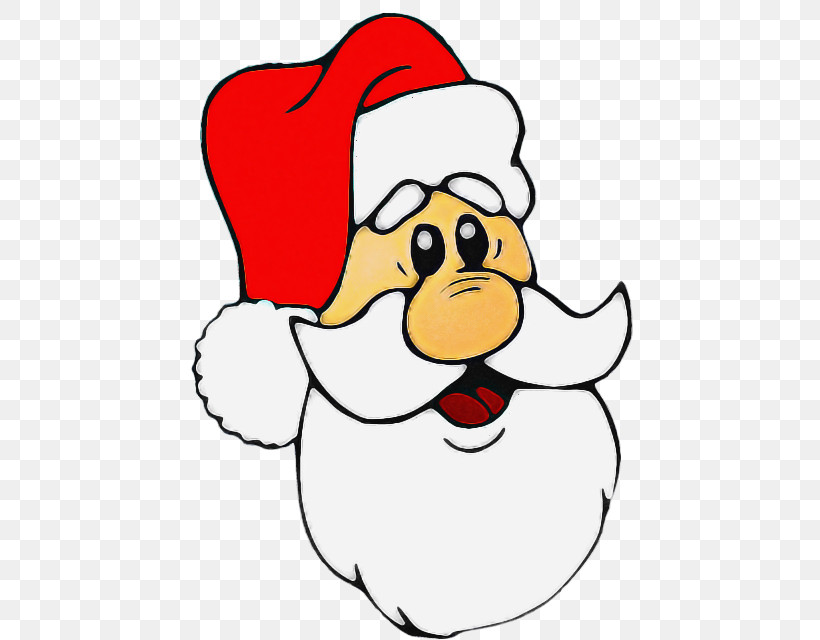 Santa Claus, PNG, 449x640px, Cartoon, Headgear, Pleased, Santa Claus, White Download Free