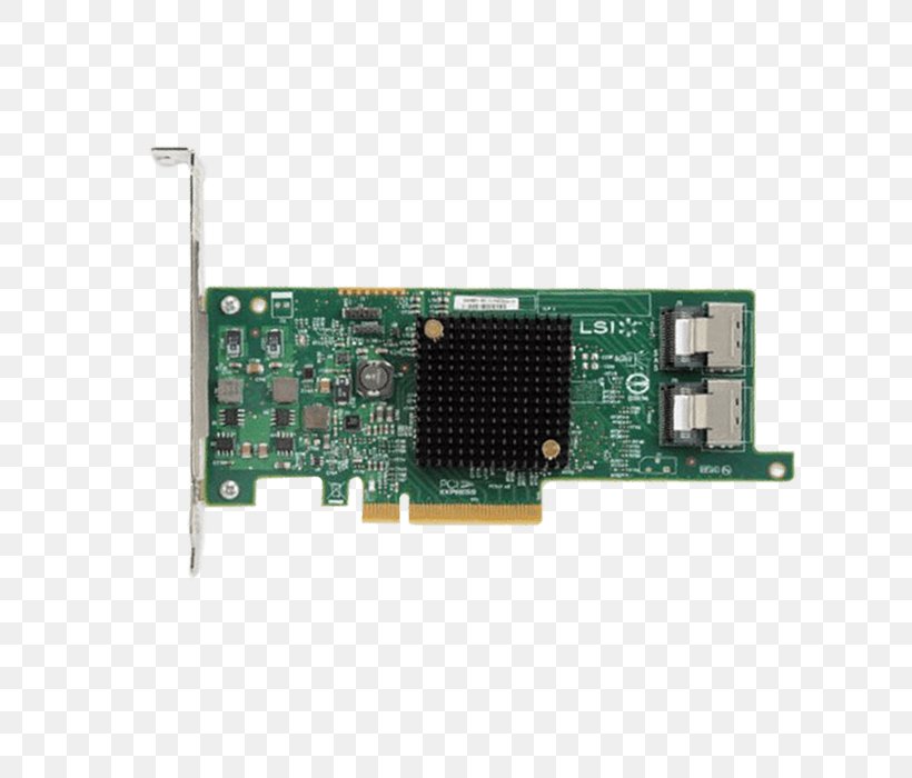Serial Attached SCSI Host Adapter Controller LSI Corporation PCI Express, PNG, 700x700px, Serial Attached Scsi, Adapter, Computer, Computer Component, Computer Port Download Free
