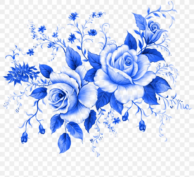Blue Rose Flower Clip Art Floral Design, PNG, 2400x2184px, Blue Rose, Blue, Blue Flower, Cut Flowers, Decoupage Download Free