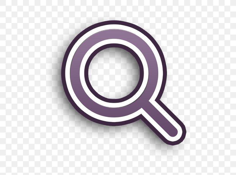 Glass Icon Magnifying Icon, PNG, 608x608px, Glass Icon, Logo, Magenta, Magnifying Icon, Purple Download Free