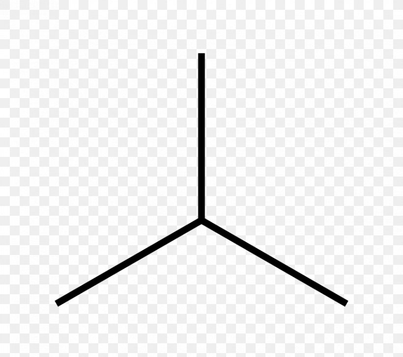 Isobutane Alkane Chemistry Skeletal Formula, PNG, 864x768px, Butane, Alkane, Area, Black, Black And White Download Free