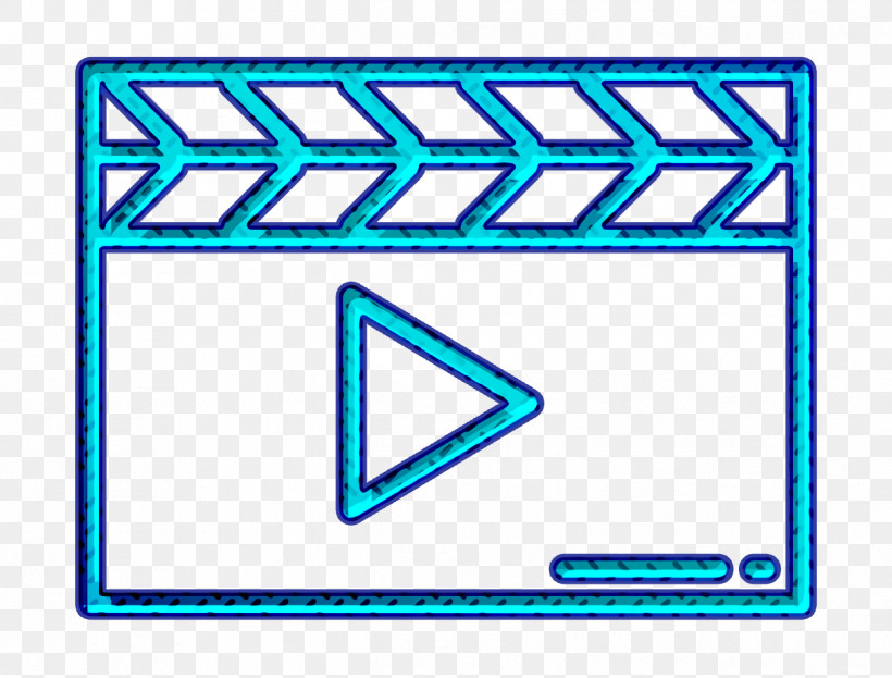 Movie  Film Icon Clapperboard Icon, PNG, 1244x946px, Movie Film Icon, Clapperboard Icon, Electric Blue, Line, Rectangle Download Free