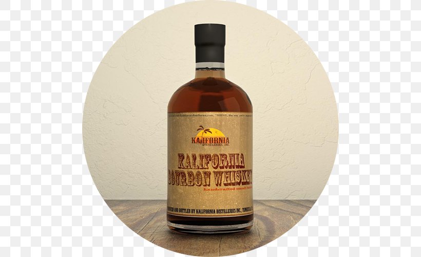 Bourbon Whiskey Distilled Beverage California Distillation, PNG, 500x500px, Bourbon Whiskey, Alcoholic Beverage, Ballast Point Brewing Company, Blended Whiskey, California Download Free