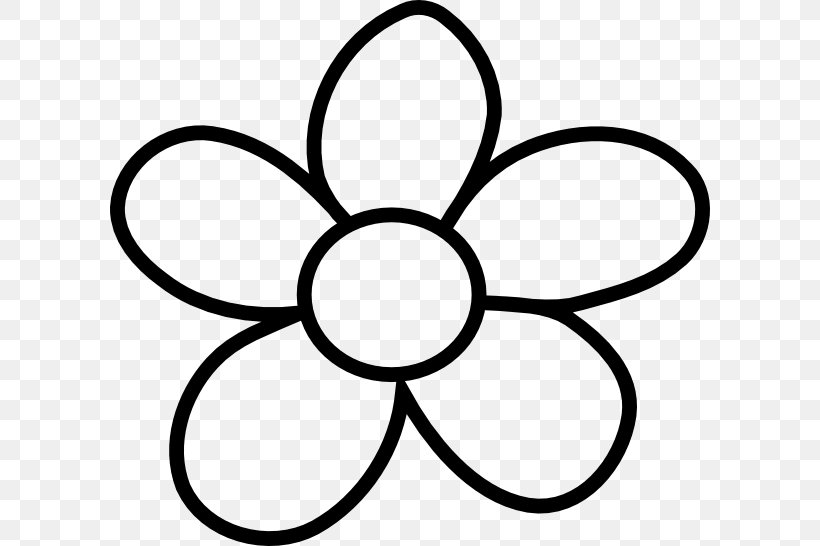 Flower Drawing Paper Coloring Book Clip Art, PNG, 600x546px, Flower, Area, Black, Black And White, Child Download Free