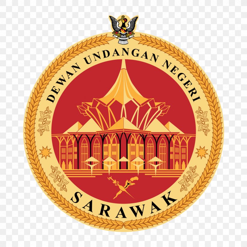 New Sarawak State Legislative Assembly Building Logo Sarawak United Peoples' Party Legislature, PNG, 1200x1200px, Logo, Badge, Brand, Christmas Ornament, Emblem Download Free