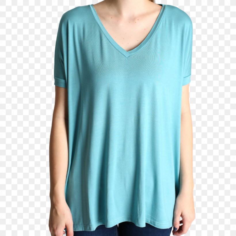 T-shirt Sleeve Shoulder Blouse, PNG, 1024x1024px, Tshirt, Active Shirt, Aqua, Blouse, Blue Download Free