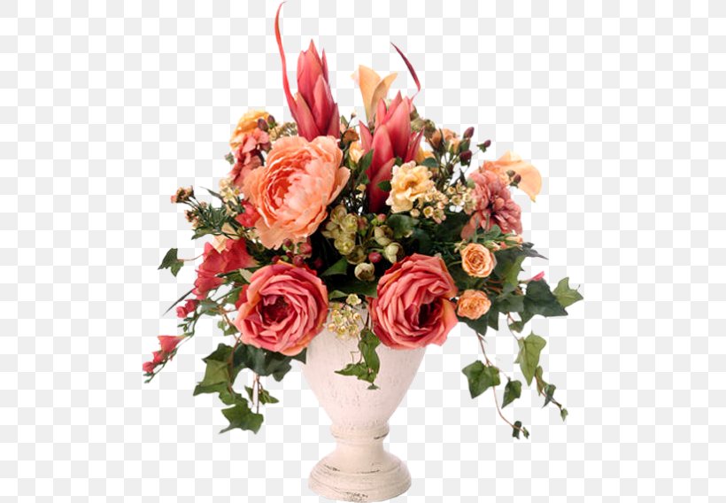 Garden Roses Floral Design Vase Flower Bouquet, PNG, 500x568px, Garden Roses, Anniversary, Artificial Flower, Birthday, Centrepiece Download Free