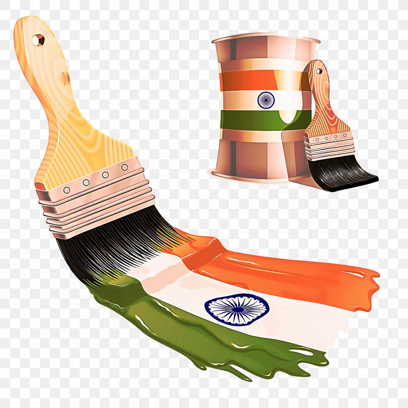 India Independence Day National Day, PNG, 2000x2000px, India Independence Day, Brush, Bucket, Drawing, Flag Download Free